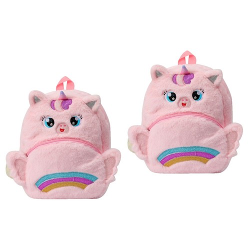 Zaino unicorno rosa - unicorno, peluche