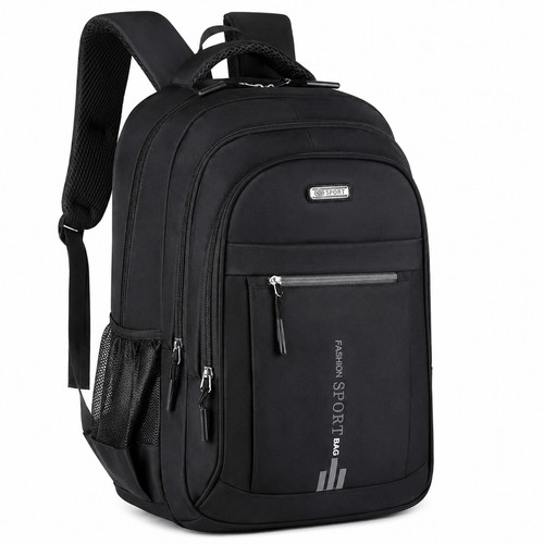 Zaino nero per laptop scuola