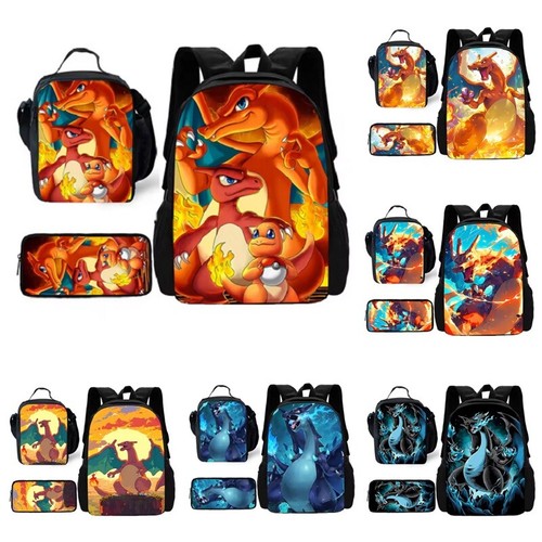 Zaino scuola anime charizard - zaino,